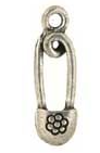 Safety Pin charm