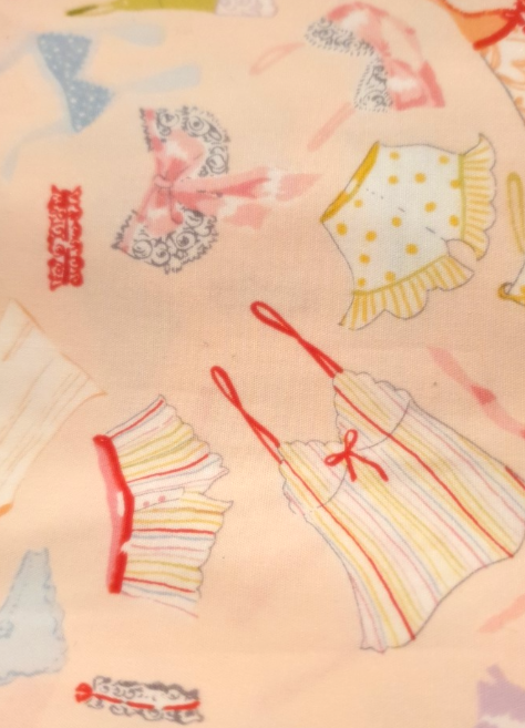 Lingerie Toss in pink - by Alexander Henry