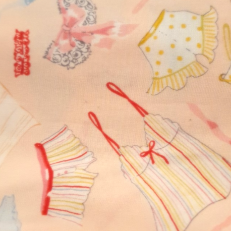 Lingerie Toss in pink - by Alexander Henry