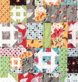 Denyse Schmidt - Flea Market Fancy - Eyelet - Grey PWDS023