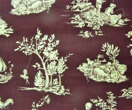 Michael Miller Kids Toile Brown Green CX2912