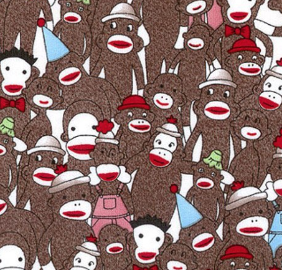 Moda - Monkey'n Round Crowd by Erin Michael 26031