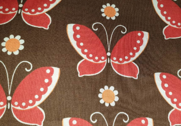 Momo - Freebird - butterflies red/brown 32242