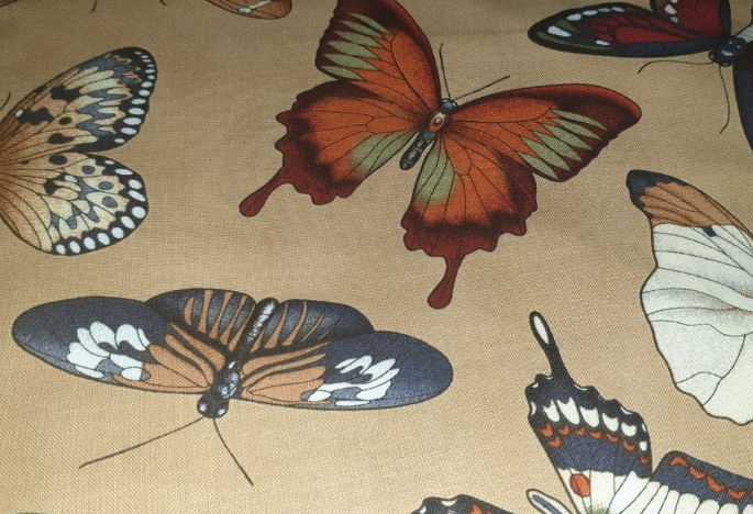 Timeless Treasures - Butterflies - Natural (Butterfly) GM-C 4379