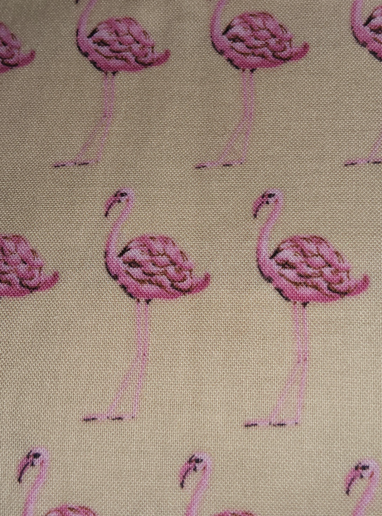 Tina Givens flamingoes on pink TG12