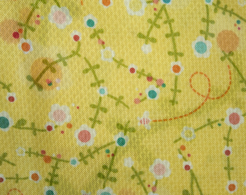 Cosmo Cricket - Girl Friday - Busy Bee - Yellow P0260 4272