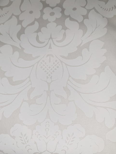 Michael Miller Delovely Damask White on white giant damask print CX4403