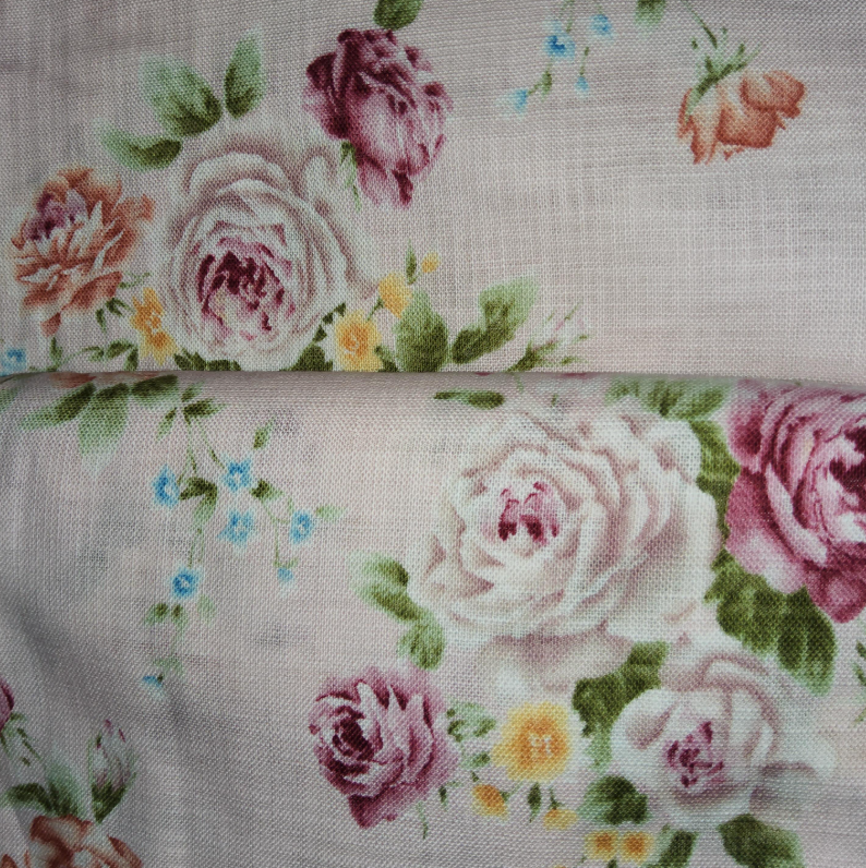 Sevenberry Premium Twenty-colors Collection Light pink rose linen *
