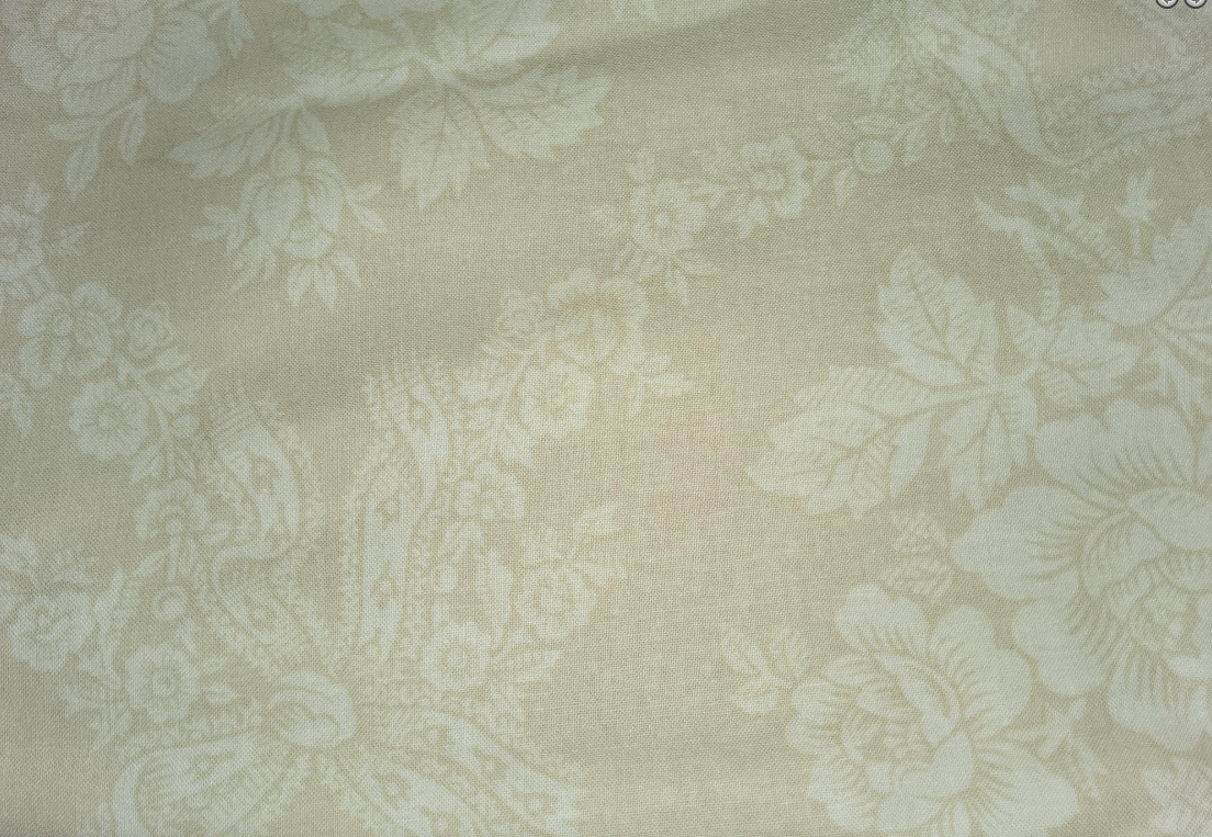 Robyn Pandolph White Roses and Bows on cream