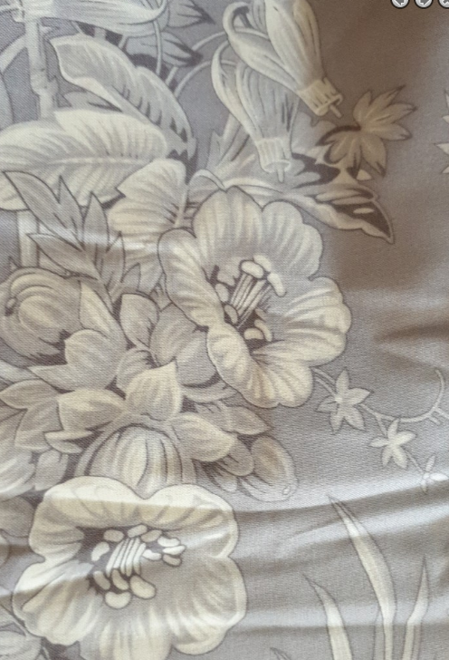 Heavenly Peace by Verna Mosquera VM30 Toile Light Grey floral