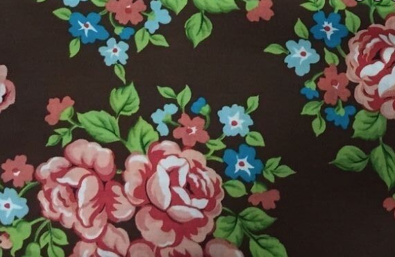 Bloom by Laurie Bird Brown Floral 25814