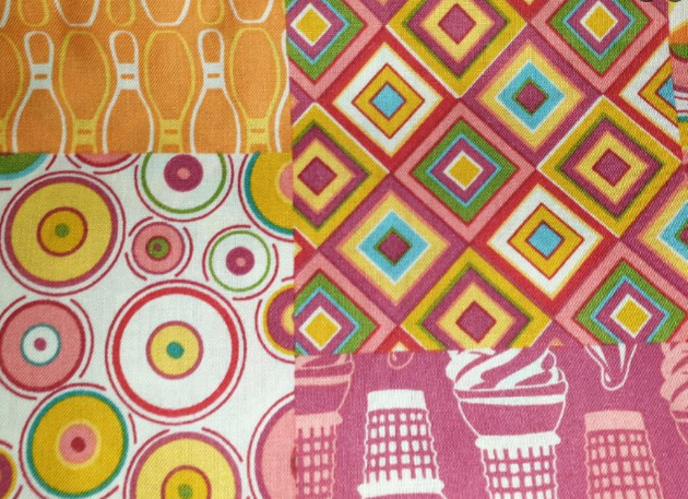 Asbury by Thomas Knauer patchwork panel print 5844