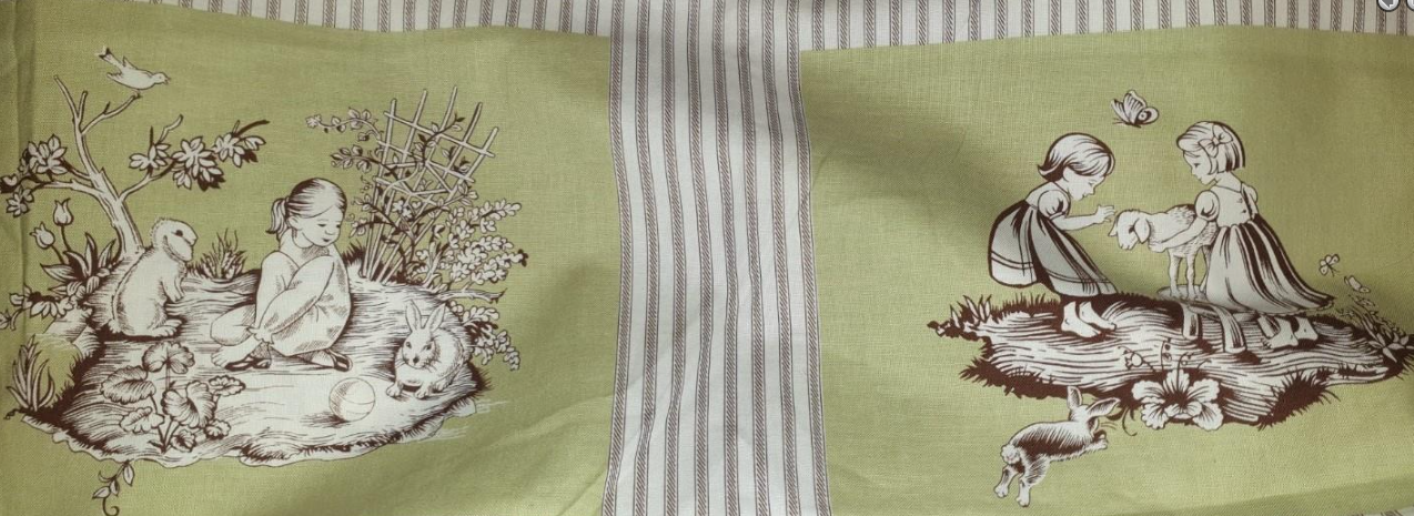 Michael Miller Toile Squares c-2913 (2 panels remaining)