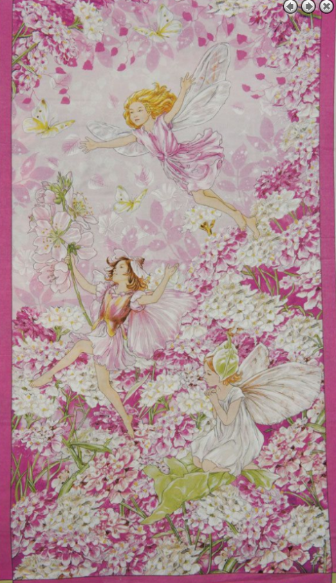 THE PETAL FAIRY panel - FLOWER FAIRIES CICELY MARY BARKER DC5110