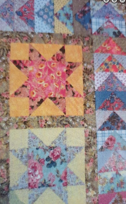 Chintz Stars quilt pattern by From My Hands To Yours