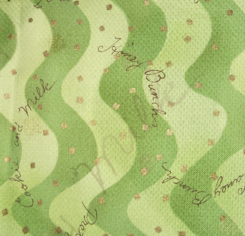 Better than chocolate...No Calories!!! Luana Rubin for Robert Kaufman 4293 Sweet Stuff in green