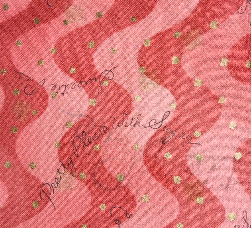 Better than chocolate...No Calories!!! Luana Rubin for Robert Kaufman 4293 Sweet Stuff in red