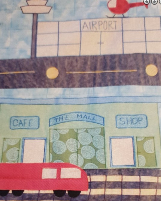 Busy Town Quilt Pattern by Curious Quilts