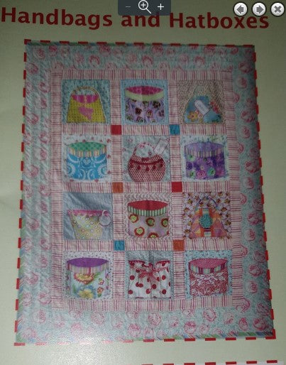 Handbags and Hatboxes quilt pattern by Design house Quilts (Trish Harper)
