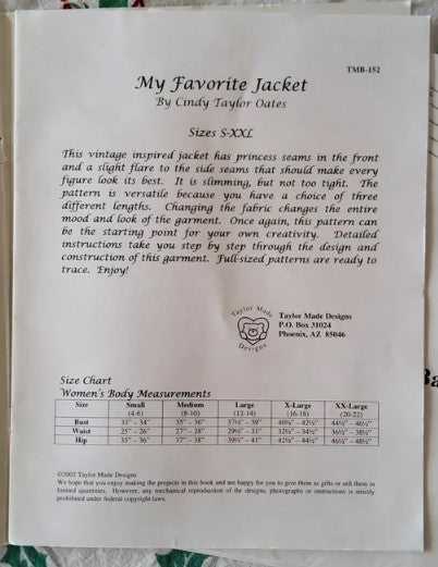 My Favourite Jacket book by Cindy Taylor Oates