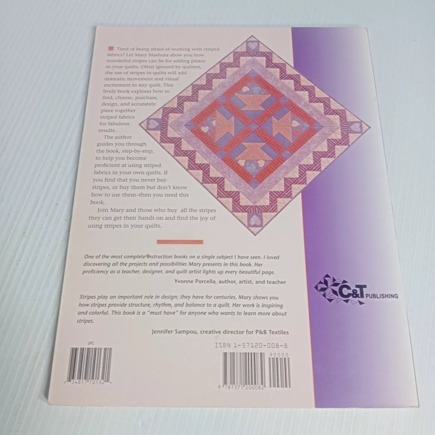 Stripes in Quilts book by Mary Mashuta
