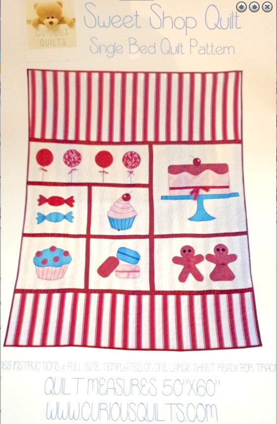 Sweet Shop Quilt Pattern by Curious Quilts