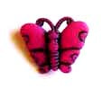 Butterfly button lollypink 1.2cmwide