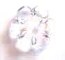 clear flower button (approx 1cm)