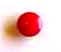 Dome button bloodred 0.5cm (shank)