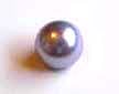 Dome button silver 1cm (shank)