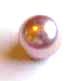 Dome light peach button 1cm (shank)