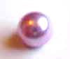 Dome soft pink button 1cm (shank)