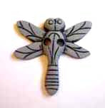 Dragonfly Light Grey 2.5cm width