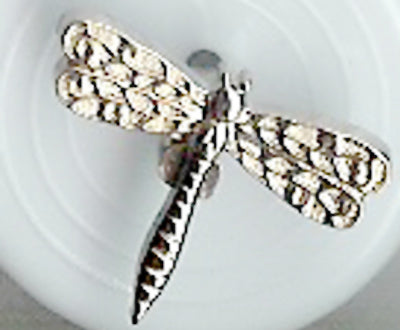 Dragonfly silver 1.5cm
