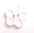 Flower button white 1.5cm