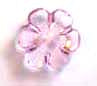 flower light pink clear 1.5cm (ONLY 2 LEFT)