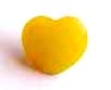 Heart Button SunnyYellow 1.5cm