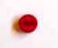 Round schoolhouse red button 40mm