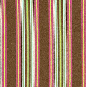 Amy Butler - Cozy - Gypsy Stripe Flannel - Brown