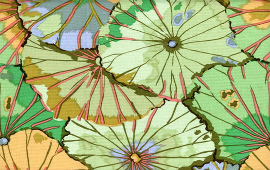 Kaffe Fassett - Lotus Leaf - Green GP29 ONLY 60CM LEFT