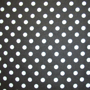 New Heirlooms - Polka Dot - Chocolate with white dot