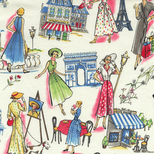 Michael Miller Spring Time in Paris (RARE AND OUT OF PRINT) C-1568