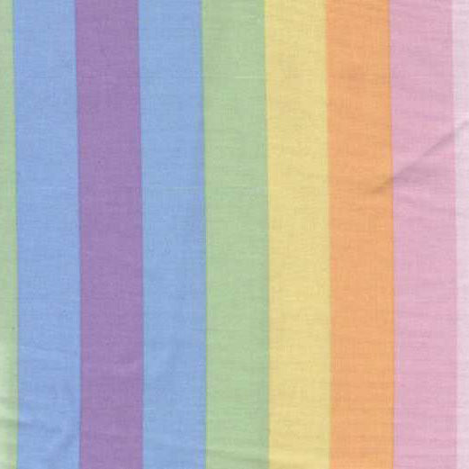 ABC pastel stripe F489-20 Fabric Freedom (1 inch wide stripe)