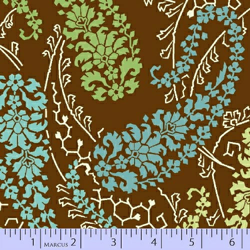Faye Burgos - Color Defined - R14-2664-0171 blue green paisley