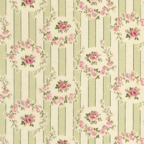 Tanya Whelan - Barefoot Roses - Rosey Stripe - Green