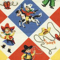Michael Miller Yippee C-1486 (cowboys cowgirls and horses)