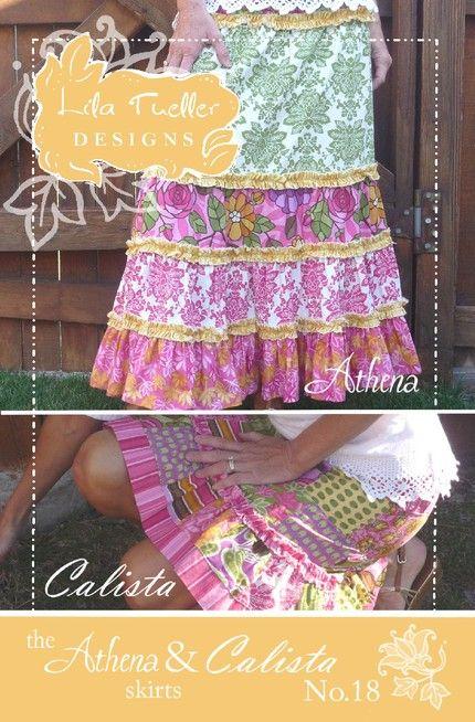 Athena & Calista skirts No.18 by Lila Tueller
