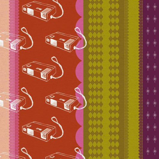 Melody Miller - Ruby Star Sparkle - Camera Stripe - Red JG56400-404B