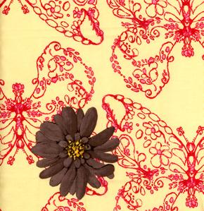 Tina Givens - Treetop Fancy - Huckleberry - Raspberry TG52 (Lace Butterfly)