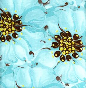 Tina Givens - Treetop Fancy - Kika - Blue  Floral TG53